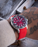 Master 1000 II 44mm Automatic Diver Black Ceramic Bezel -red Abalone Dial