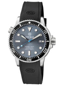 Master 1000 II 44mm Automatic Diver Black Ceramic Bezel -slate Grey Blue Sunray Dial Strap