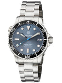 Master 1000 II 44mm Automatic Diver Black Ceramic Bezel -slate Grey Blue Sunray Dial Bracelet