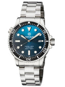 Master 1000 II 44mm Automatic Diver Black Ceramic Bezel Gradient Sunray Teal Blue Bracelet
