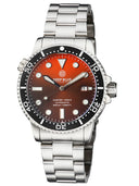 Master 1000 II 44mm Automatic Diver Black Ceramic Bezel Sunray Orange Dial Bracelet