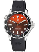 Master 1000 II 44mm Automatic Diver Black Ceramic Bezel Sunray Gradient Orange Dial Strap