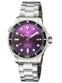 Master 1000 II 44mm Automatic Diver Black Ceramic Bezel Sunray Gradient Purple Dial Bracelet