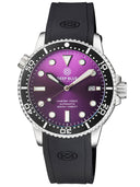 Master 1000 II 44mm Automatic Diver Black Ceramic Bezel Sunray Gradient Purple Dial Strap