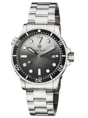 Master 1000 II 44mm Automatic Diver Black Ceramic Bezel Sunray White Black Dial Bracelet