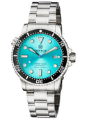 Master 1000 II 44mm Automatic Diver Black Ceramic Bezel -teal Sunray Dial Bracelet