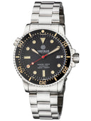 Master 1000 II 44mm Automatic Diver Black Ceramic Bezel -vintage Lume Texture Dial Bracelet
