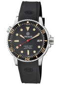 Master 1000 II 44mm Automatic Diver Black Ceramic Bezel -vintage Lume Texture Dial Strap
