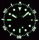 Master 1000 II 44mm Automatic Diver Black Ceramic Bezel -vintage Lume Texture Dial Strap