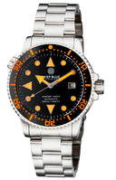 Master 1000 II 44mm Automatic Diver Black Orange Ceramic Bezel Arrow Vintage Black Dial Bracelet