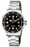 Master 1000 II 44mm Automatic Diver Black Vintage Lume Ceramic Bezel Arrow Vintage Black Dial