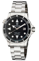 Master 1000 II 44mm Automatic Diver Black White Ceramic Bezel Arrow Vintage Black Dial Bracelet