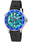 Master 1000 II 44mm Automatic Diver Blue Ceramic Bezel -multi Color Abalone Dial