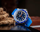 Master 1000 II 44mm Automatic Diver Blue Ceramic Bezel – Blue Sunray Dial Strap