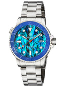 Master 1000 II 44mm Automatic Diver Blue Embossed Ceramic Bezel -blue Abalone Dial