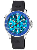 Master 1000 II 44mm Automatic Diver Blue Embossed Ceramic Bezel -blue Abalone Dial Strap