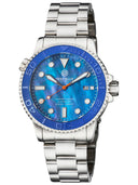 Master 1000 II 44mm Automatic Diver Blue Embossed Ceramic Bezel - Blue Mother Of Pearl Dial-bracelet