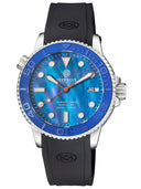 Master 1000 II 44mm Automatic Diver Blue Embossed Ceramic Bezel -blue Mother Of Pearl Strap