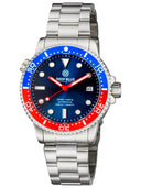 Master 1000 II 44mm Automatic Diver Blue/red Ceramic Bezel -dark Blue Sunray Dial-red Hands