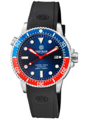 Master 1000 II 44mm Automatic Diver Blue/red Ceramic Bezel -dark Blue Sunray Dial-red Sword Hands