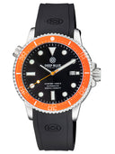 Master 1000 II 44mm Automatic Diver Orange Ceramic Bezel -black Glossy Dial