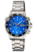 Master 1000 Quartz Chronograph Diver Black Bezel � Light Blue Dial Bracelet