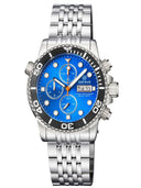 Master 1000 Quartz Chronograph Diver Black Bezel � Light Blue Dial Bracelet
