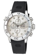 Master 1000 Quartz Chronograph Diver – Silver Bezel –silver Dial