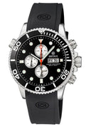 Master 1000 Quartz Chronograph Diver Black Bezel – Silver Subdials