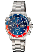 Master 1000 Quartz Chronograph Diver Blue/red Bezel – Blue Dial Bracelet