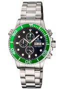 Master 1000 Quartz Chronograph Diver Green Bezel – Black Dial Bracelet