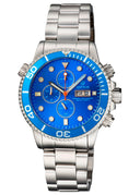 Master 1000 44mm Quartz Chronograph Diver Light Blue Bezel – Light Blue Dial Bracelet