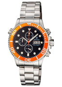Master 1000 Quartz Chronograph Diver Orange Bezel – Black Dial Bracelet