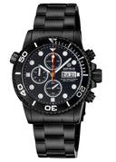Master 1000 Quartz Chronograph Diver PVD Black Case - Black Bezel – Black Subdials Bracelet