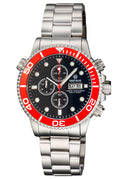 Master 1000 Quartz Chronograph Diver Red Bezel – Black Dial