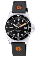 Master 1000 Retro - Black Bezel - Black Dial - Orange Minute Hand - Strap