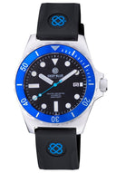 Master 1000 Retro - Blue Bezel - Black Dial - Blue Second Hand - Strap