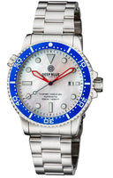 Master 1000 USA Automatic Diver Ceramic Blue Bezel -white Mother Of Pearl Dial Bracelet