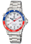 Master 1000 USA Automatic Diver Ceramic Blue/red Bezel -white Dial