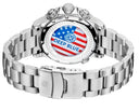 Master 1000 USA Chronograph Quartz Chronograph Black Bezel - Black Dial Bracelet