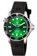 Master 1000 Automatic Diver Black Bezel -green Sunray Dial