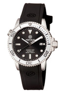 Master 1000 Automatic Diver Silver Bezel -black Dial