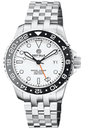 Master 1000m GMT 44mm Automatic Diver Ceramic Black Bezel White Dial Bracelet