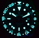 Diver 1000 GMT 40mm Automatic Diver Ceramic Red/Blue Bezel Black Dial Bracelet