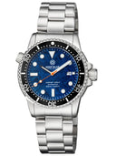 Master 1000m II 44mm Light Blue Meteorite Dial Automatic Diver Black Ceramic Bezel Bracelet