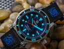 Master 1000m II 44mm Light Blue Meteorite Dial Automatic Diver Black Ceramic Bezel Strap