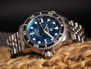 Master 1000m II 44mm Light Blue Meteorite Dial Automatic Diver Black Ceramic Bezel Strap