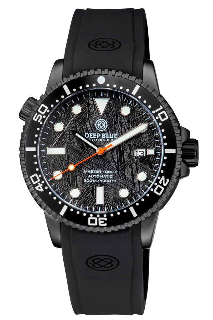 Master 1000m II 44mm PVD Case Black Meteorite Dial Automatic Diver