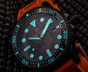 Master 1000m II 44mm PVD Case Black Meteorite Dial Automatic Diver Black Ceramic Bezel Strap