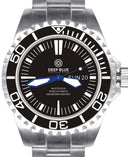 Master 2000 — Black Classic Blue Hands Bracelet